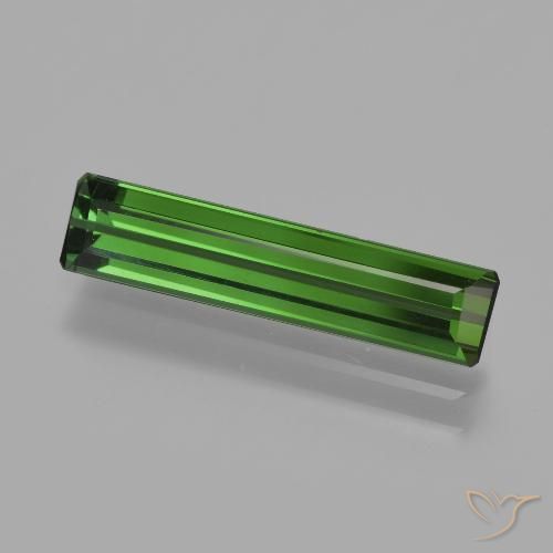 1.80ct Natural Verde Turmalina, corte esmeralda, VVS-VS