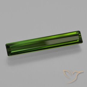 Turmalina Verde oscuro natural de 1.91 ct, Corte Octágono / Esmeralda, VVS-VS