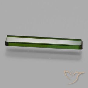 Turmalina Verde oscuro natural de 1.91 ct, Corte Octágono / Esmeralda, VVS-VS