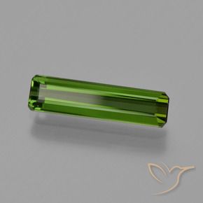 Turmalina Verde bosque natural de 1.11 ct, Corte Octágono / Esmeralda, VVS-VS