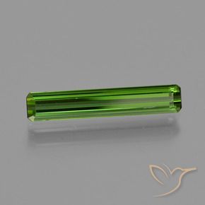 Turmalina Verde oscuro natural de 1.16 ct, Corte Octágono / Esmeralda, VVS-VS