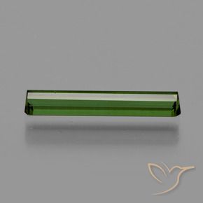 Turmalina Verde oscuro natural de 1.16 ct, Corte Octágono / Esmeralda, VVS-VS