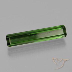 Turmalina Verde oscuro natural de 1.78 ct, Corte Octágono / Esmeralda, VS