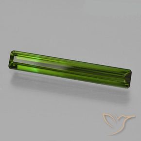 Turmalina Verde oscuro natural de 1.70 ct, Corte Octágono / Esmeralda, VS