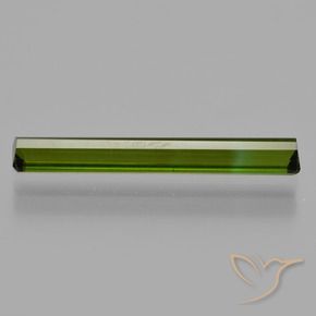 Turmalina Verde oscuro natural de 1.70 ct, Corte Octágono / Esmeralda, VS