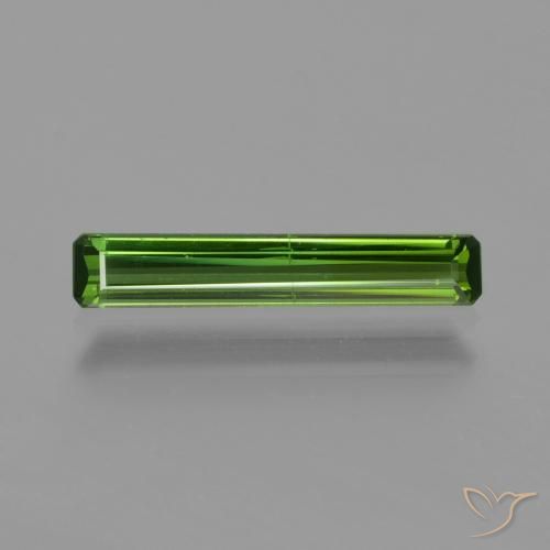 0.96ct Natural Verde medio Turmalina, Corte Octágono / Esmeralda, VS, Photo A