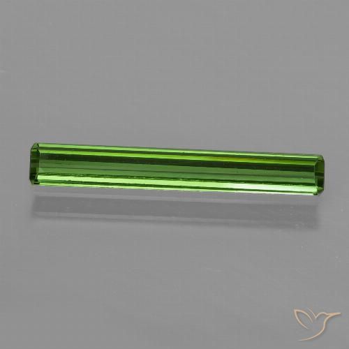 0.97ct Natural Verde medio Turmalina, corte esmeralda, VS