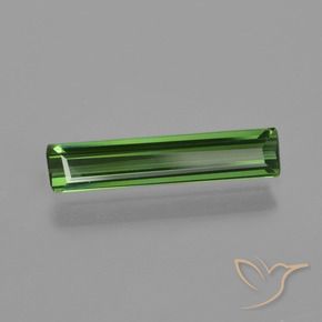 Turmalina Verde terroso natural de 0.90 ct, Corte Octágono / Esmeralda, VS