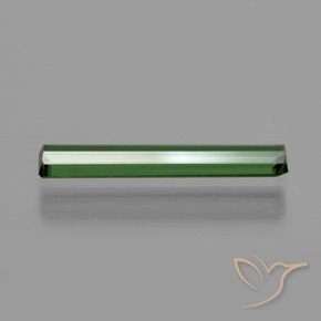 Turmalina Verde oscuro natural de 0.90 ct, Corte Octágono / Esmeralda, VS