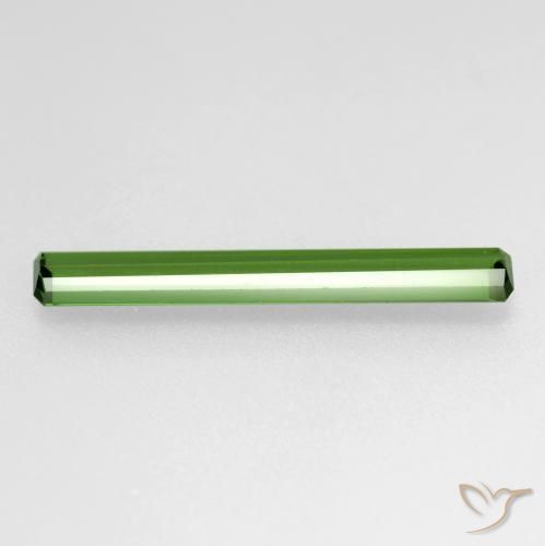 Turmalina Verde cálido natural de 0.94 ct, Corte Octágono / Esmeralda, VS