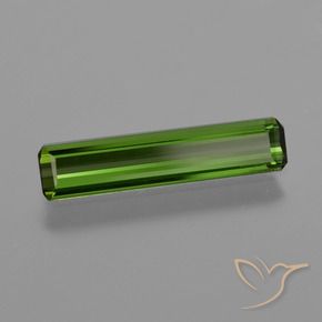Turmalina Verde terroso natural de 1.08 ct, Corte Octágono / Esmeralda, VS