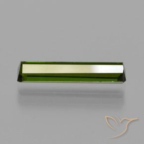 Turmalina Verde oscuro natural de 1.27 ct, Corte Octágono / Esmeralda, VS