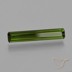 Turmalina Verde bosque natural de 1.25 ct, Corte Octágono / Esmeralda, VS