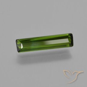 Turmalina Verde oscuro natural de 0.82 ct, Corte Octágono / Esmeralda, VS