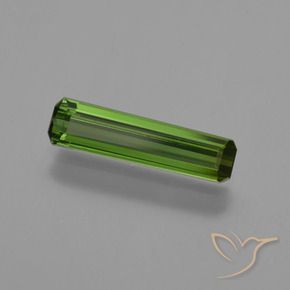 Turmalina Verde bosque natural de 0.81 ct, Corte Octágono / Esmeralda, VVS-VS