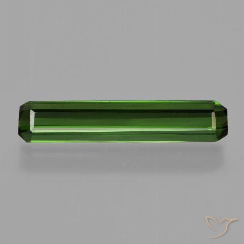1.73ct Natural Verde medio Turmalina, corte esmeralda, VVS-VS