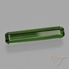 Turmalina Verde medio natural de 1.73 ct, Corte Octágono / Esmeralda, VVS-VS