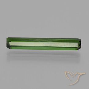 Turmalina Verde medio natural de 1.73 ct, Corte Octágono / Esmeralda, VVS-VS