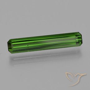 Turmalina Verde oscuro natural de 1.57 ct, Corte Octágono / Esmeralda, VS