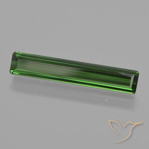Turmalina Verde oscuro medio natural de 1.85 ct, Corte Octágono / Esmeralda, VVS-VS