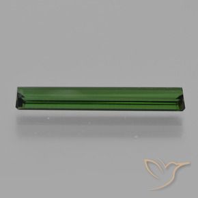 Turmalina Verde oscuro medio natural de 1.85 ct, Corte Octágono / Esmeralda, VVS-VS