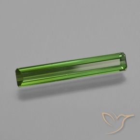 Turmalina Verde oscuro natural de 0.83 ct, Corte Octágono / Esmeralda, VVS-VS