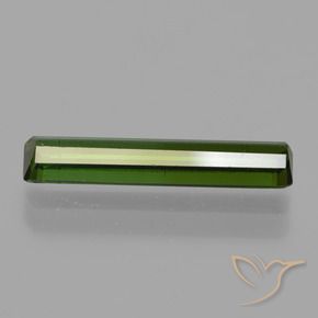 Turmalina Verde oscuro natural de 1.33 ct, Corte Octágono / Esmeralda, VS