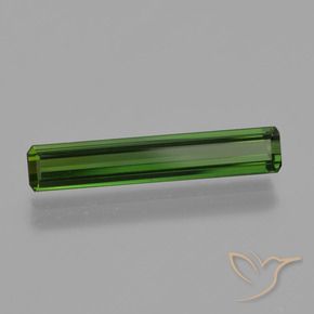 Turmalina Verde oscuro natural de 1.33 ct, Corte Octágono / Esmeralda, VVS-VS