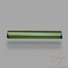 Turmalina Verde oscuro natural de 1.33 ct, Corte Octágono / Esmeralda, VVS-VS