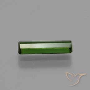 Turmalina Verde oscuro natural de 0.91 ct, Corte Octágono / Esmeralda, VS-SI
