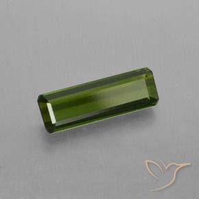 Turmalina Verde bosque natural de 0.92 ct, Corte Octágono / Esmeralda, VS