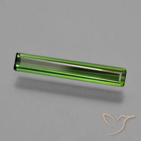 Turmalina Verde oscuro natural de 0.94 ct, Corte Octágono / Esmeralda, VVS-VS