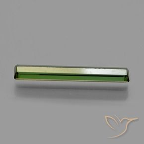Turmalina Verde oscuro natural de 0.94 ct, Corte Octágono / Esmeralda, VVS-VS
