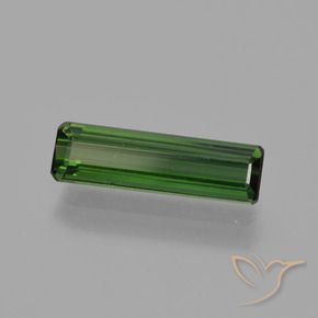 Turmalina Verde oscuro natural de 1.20 ct, Corte Octágono / Esmeralda, VVS-VS