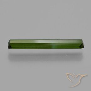 Turmalina Verde medio natural de 1.24 ct, Corte Octágono / Esmeralda, VS