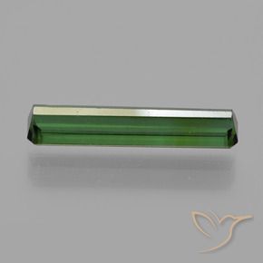 Turmalina Verde oscuro medio natural de 1.21 ct, Corte Octágono / Esmeralda, VVS-VS