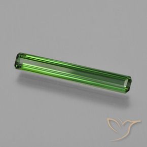 Turmalina Verde oscuro medio natural de 1.58 ct, Corte Octágono / Esmeralda, VS