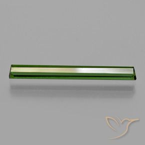 Turmalina Verde oscuro natural de 1.47 ct, Corte Octágono / Esmeralda, VVS-VS