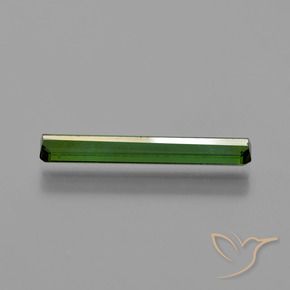 Turmalina Verde oscuro natural de 1.20 ct, Corte Octágono / Esmeralda, VVS-VS