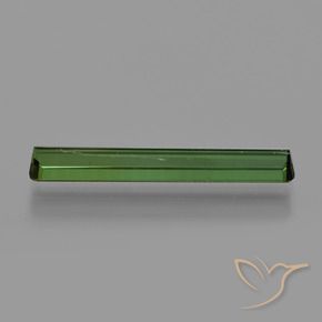 Turmalina Verde oscuro medio natural de 1.24 ct, Corte Octágono / Esmeralda, VS