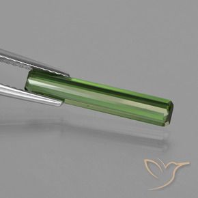Turmalina Verde medio natural de 1.21 ct, Corte Octágono / Esmeralda, VS