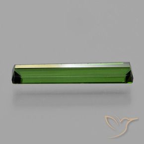 Turmalina Verde oscuro natural de 1.20 ct, Corte Octágono / Esmeralda, VVS-VS