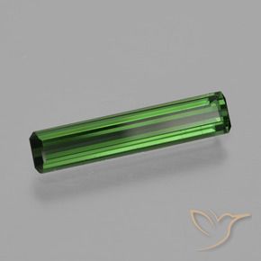 Turmalina Verde oscuro medio natural de 1.23 ct, Corte Octágono / Esmeralda, VS