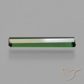 Turmalina Verde oscuro medio natural de 1.23 ct, Corte Octágono / Esmeralda, VS
