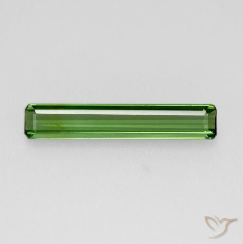 Turmalina Verde medio natural de 1.20 ct, Corte Octágono / Esmeralda, VVS-VS