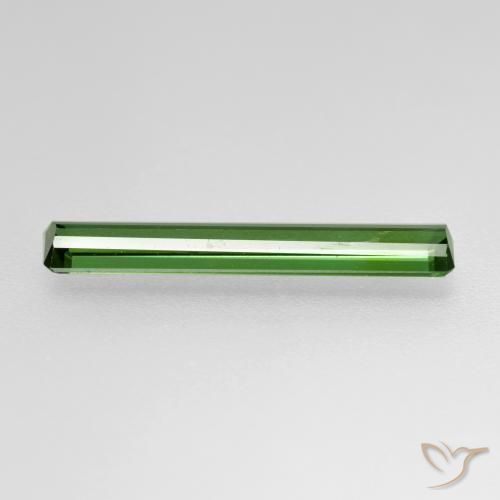 Turmalina Verde medio natural de 1.20 ct, Corte Octágono / Esmeralda, VVS-VS