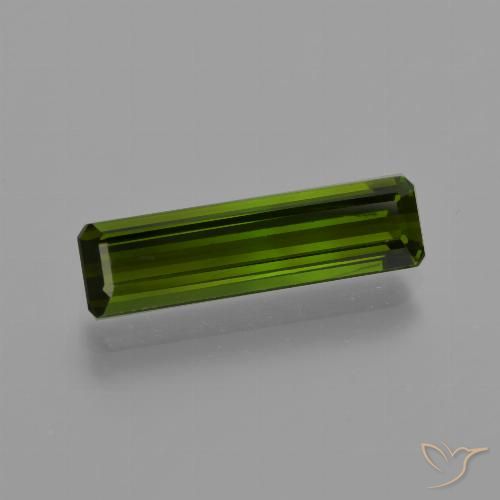 2.36ct Natural Verde medio Turmalina, corte esmeralda, VVS-VS
