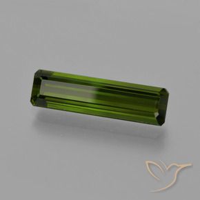 Turmalina Verde medio natural de 2.36 ct, Corte Octágono / Esmeralda, VVS-VS