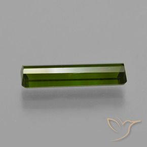 Turmalina Verde medio natural de 2.36 ct, Corte Octágono / Esmeralda, VVS-VS