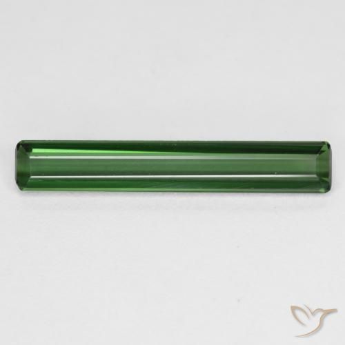 2.01ct Natural Verde oscuro Turmalina, corte esmeralda, VS